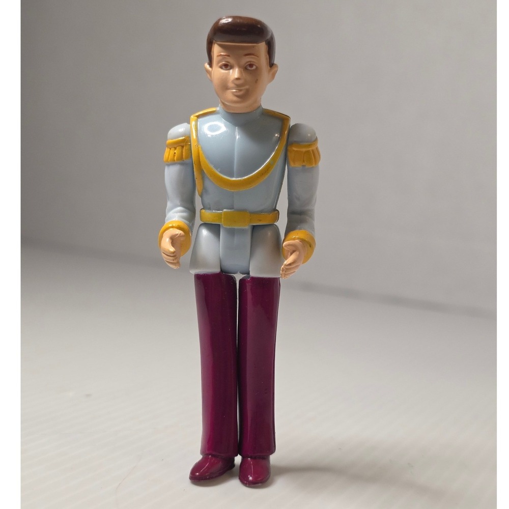 Disney Prince Charming Figure 4in Blue/Maroon Fair 2003 Cinderella